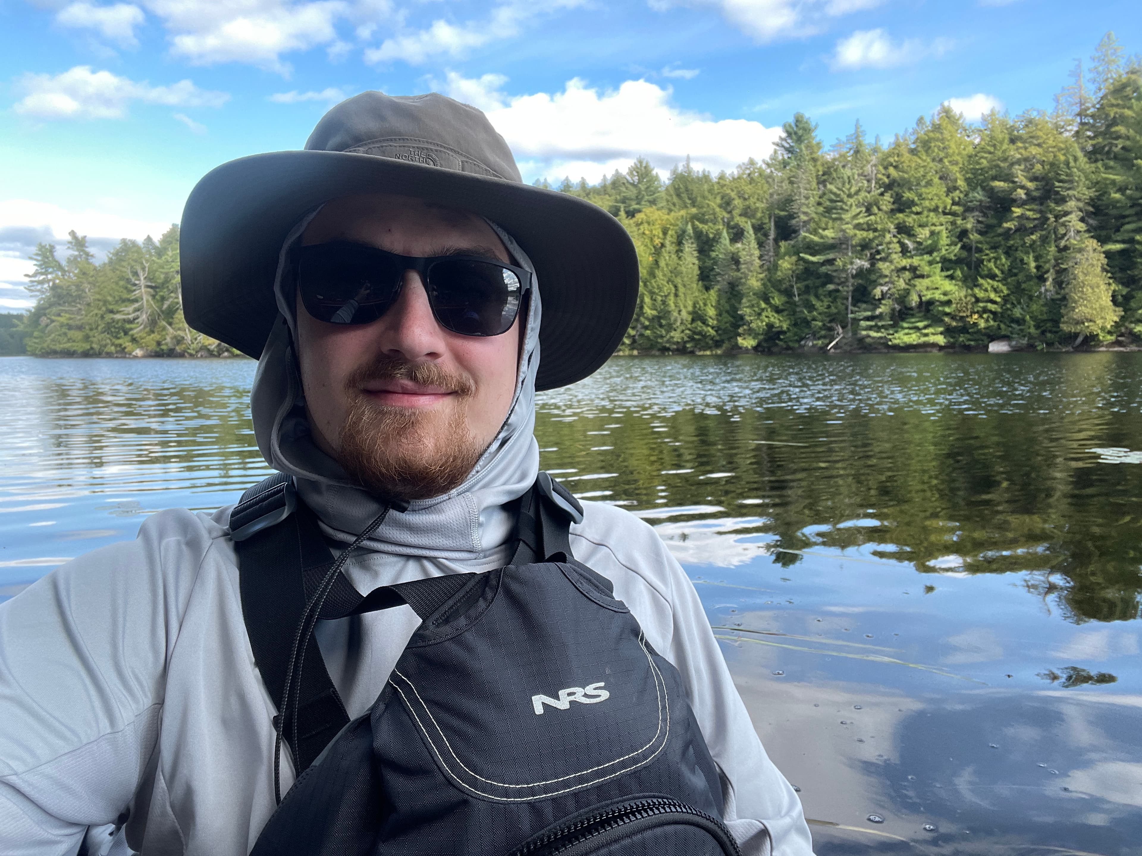 On the water in Algonquin Provincial Park.